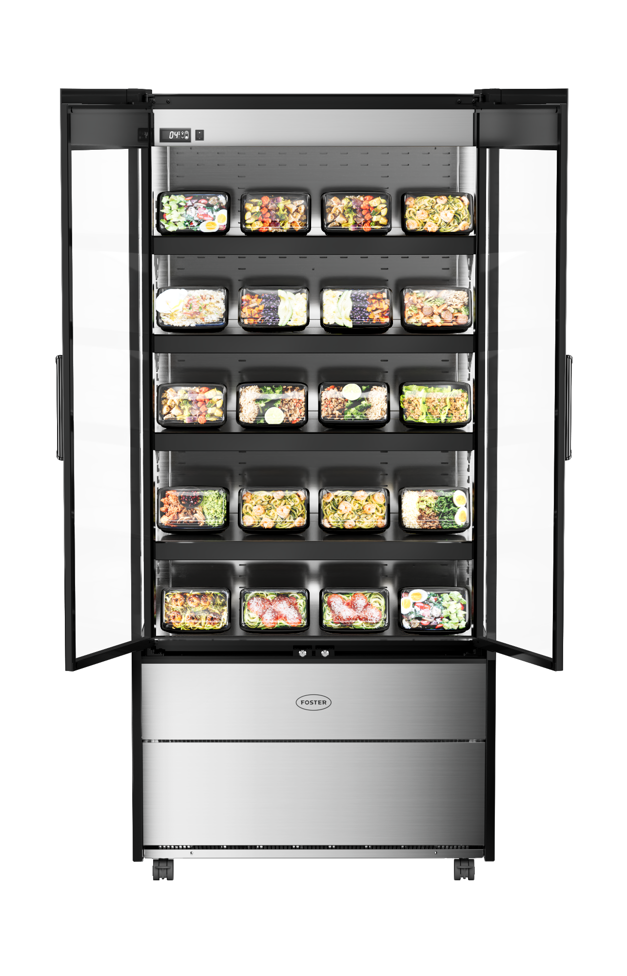 【foster】maogel EMD900G: 648 Ltr EcoShow Multideck